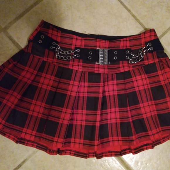 Tripp nyc Dresses & Skirts - Tripp NYC rare vintage red plaid mini skirt size M